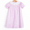 Christmas Ballet Smocked Bishop Dress, Pink