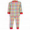 Primary School Plaid Bamboo Pajama Set, Red