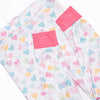 Heart to Heart Bamboo Pajama Set, Pink