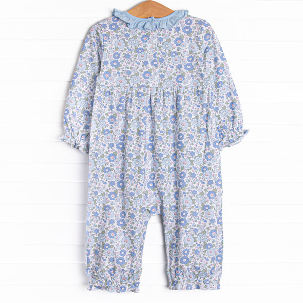 Bellflower Beauty Romper, Blue