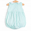 Shoreline Shuffle Smocked Girl Bubble, Mint