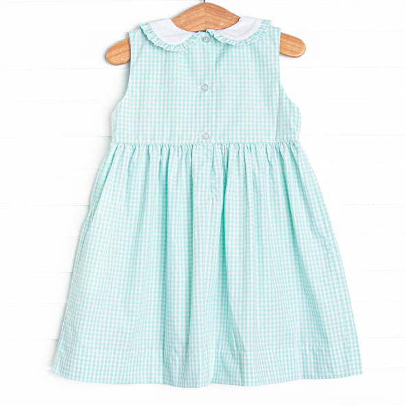 Shoreline Shuffle Smocked Dress, Mint