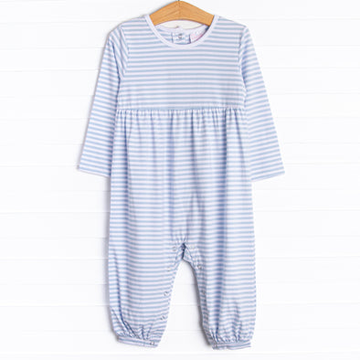 Charles Romper, Blue Stripe