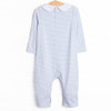 Elliot Romper, Blue Stripe