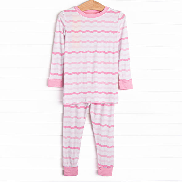 Ric Rac Rays Bamboo Pajama Set, Pink