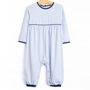 Charles Romper, Light Blue Stripe