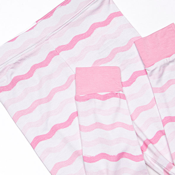 Ric Rac Rays Bamboo Pajama Set, Pink