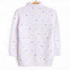 Rolled Neck Sweater, Multi Dot