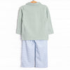 Levi Pant Set, Light Blue Stripe