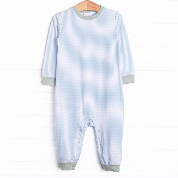 Luca Romper, Light Blue Stripe