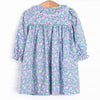 Lilac Lady Smocked Dress, Blue