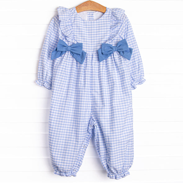 Ellie Long Romper, Blue