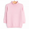 Rolled Neck Sweater, Pink