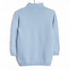 Rolled Neck Sweater, Blue