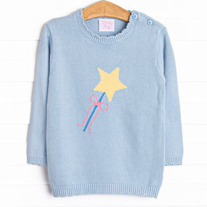 Make a Wish Sweater, Blue