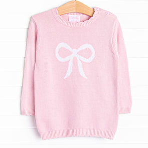 Tied Together Sweater, Pink