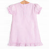 Carriage Cutie Applique Dress, Pink