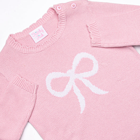 Tied Together Sweater, Pink