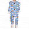 Barnyard Bedtime Bamboo Zippy Pajama, Blue