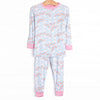 Restful Rays Bamboo Pajama Set, Blue