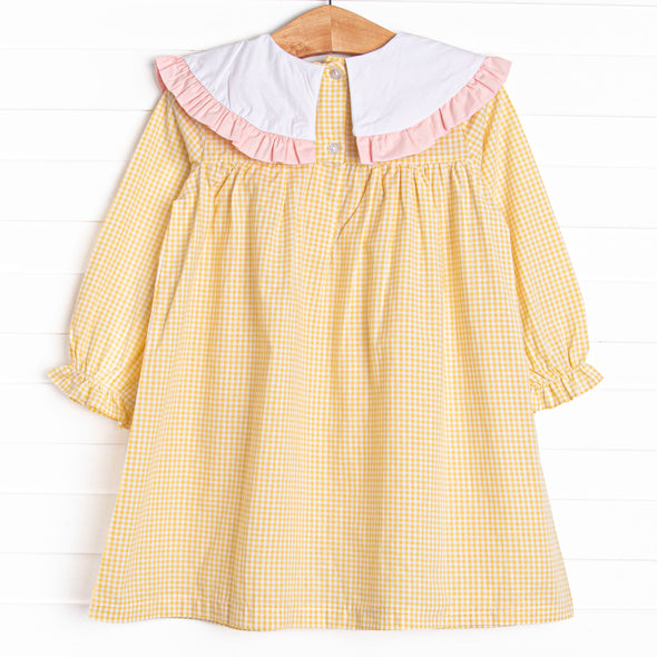 Peyton Long Sleeve Dress, Yellow