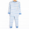 Ric Rac Rays Bamboo Pajama Set, Blue