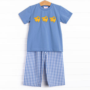 Pride Land Pals Applique Pant Set, Blue