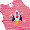 Blast Off Applique Jon Jon, Red