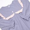 Bonnie Long Sleeve Bubble, Slate Blue Stripe