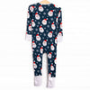 Seasonal Snowfall Bamboo Zippy Pajama, Navy