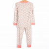 Fall Flowers Bamboo Pajama Set, Pink