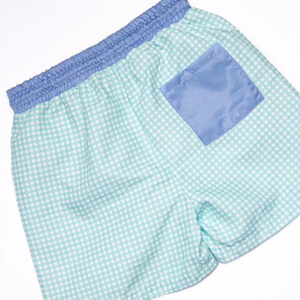 Mid-Summer Mint Swim Trunks, Green