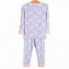 Unicorn Dreams Bamboo Pajama Set, Blue