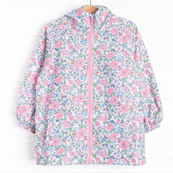 Raincoat, Pink Floral