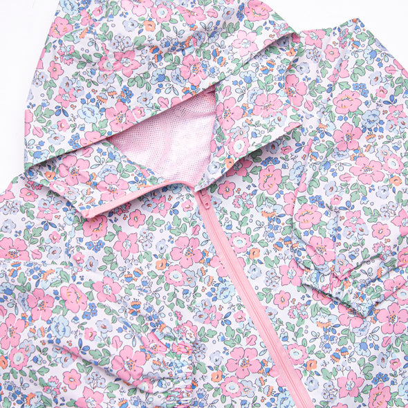 Raincoat, Pink Floral