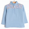 Sawyer Floral Pullover, Blue