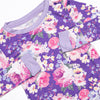 Pillow Petals Bamboo Pajama Set, Purple