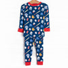 Seventh Inning Stretch Bamboo Pajama Set, Blue