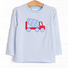 Mr. Mixer Applique Shirt, Blue Stripe