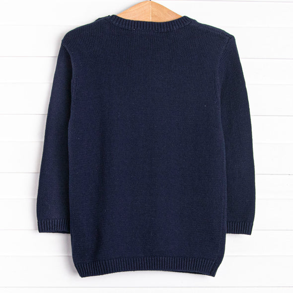 Fall Fetch Sweater, Navy