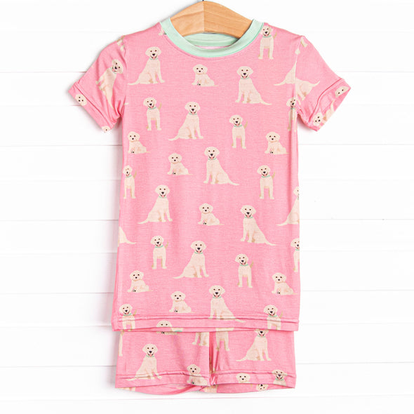 PJ Pal Bamboo Pajama Short Set, Pink