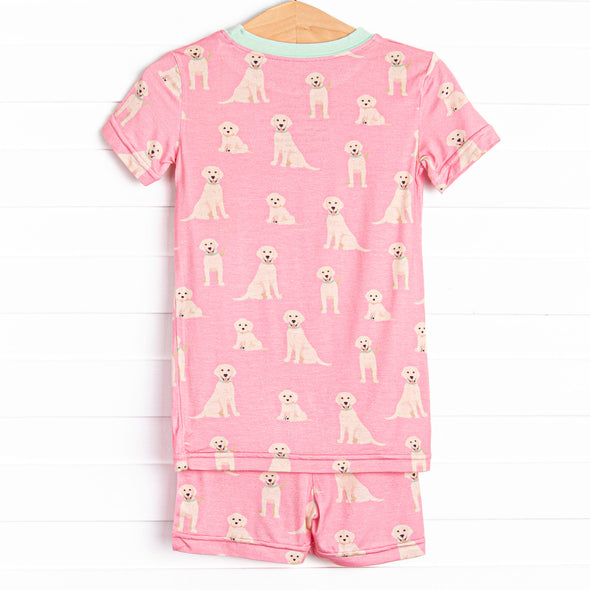 PJ Pal Bamboo Pajama Short Set, Pink