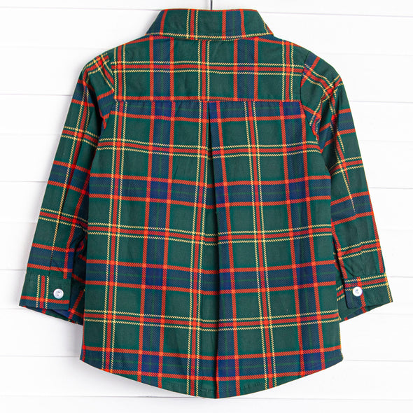 Tartan Traditions Button-Up Shirt, Green