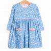 Grace Garden Pocket Dress, Blue