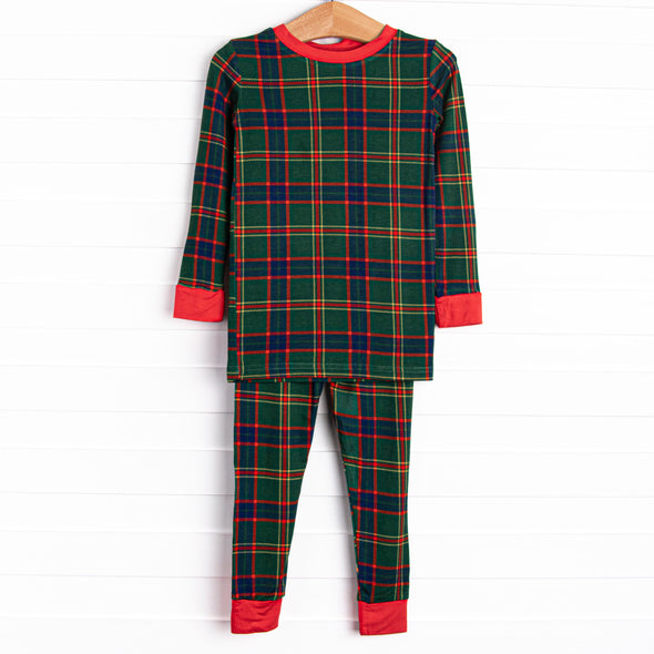 Tartan Traditions Bamboo Pajama Set, Green