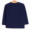 Towin' Time Applique Top, Navy