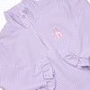 Ballet Slippers Embroidered Pullover, Purple