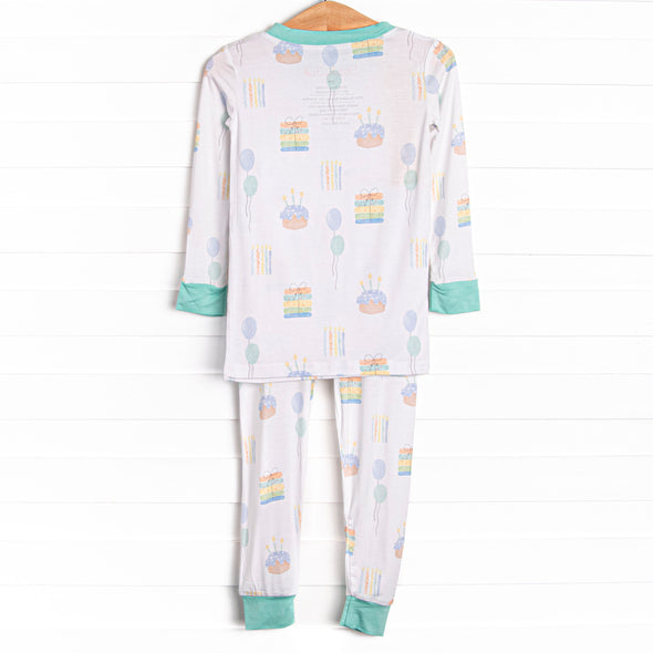 You're Invited Bamboo Pajama Set, Green