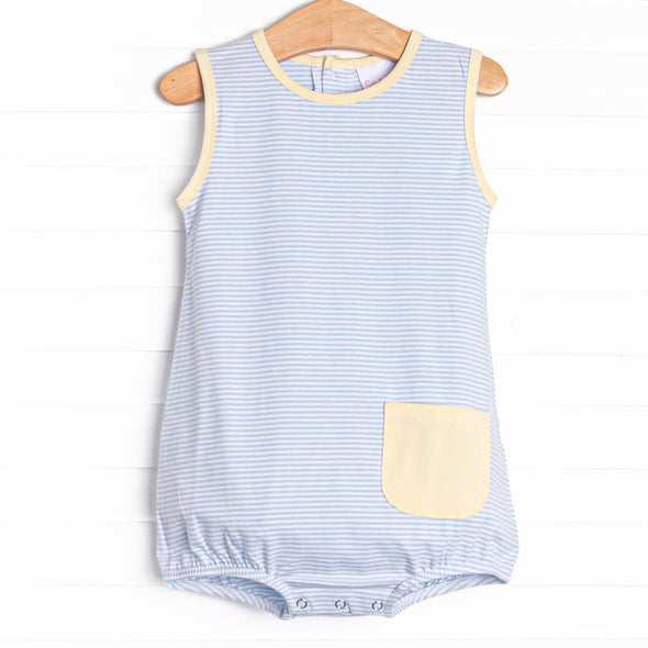 Noah Pocket Bubble, Blue Stripe