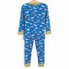 Roam and Roar Bamboo Pajama Set, Blue